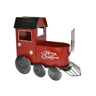 Bádog mozdony tárolóval